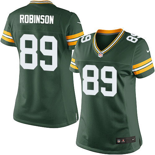 Women's Elite Dave Robinson Nike Jersey Green Home - #89 NFL Green Bay Packers